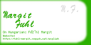 margit fuhl business card